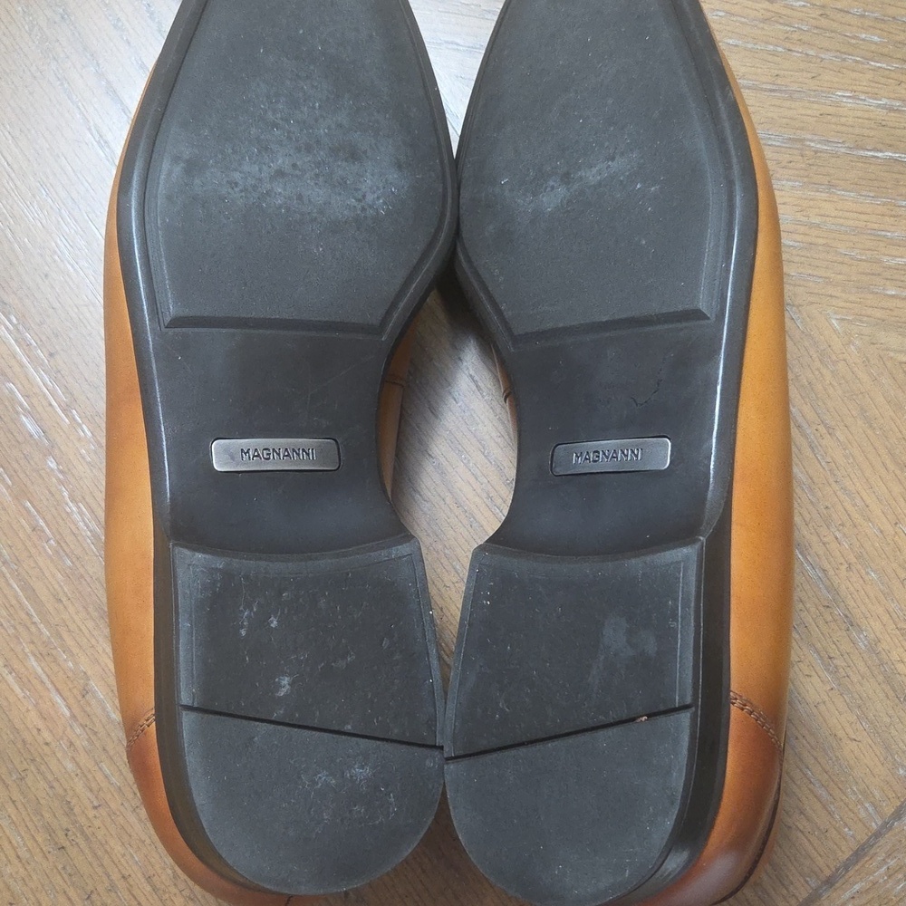 Magnanni Lino Salas Bit Buckle Leather Loafers, Size 8 - Picture 11 of 12